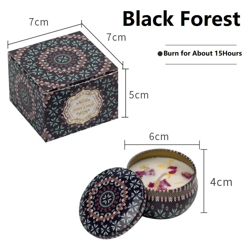 1/4PCS Vintage Soy Wax Candles