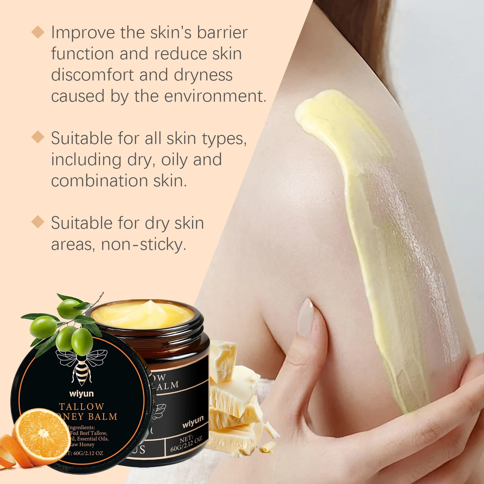 Tallow Honey Face/Body Cream