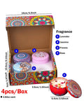 4PCS/Set Soy Wax Vintage Candle Box