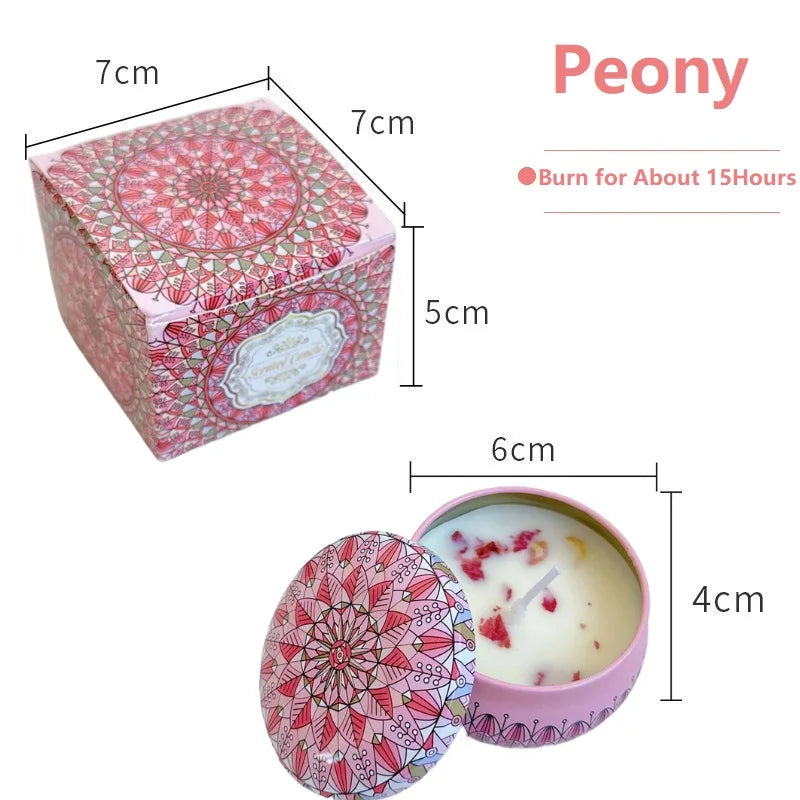 1/4PCS Vintage Soy Wax Candles