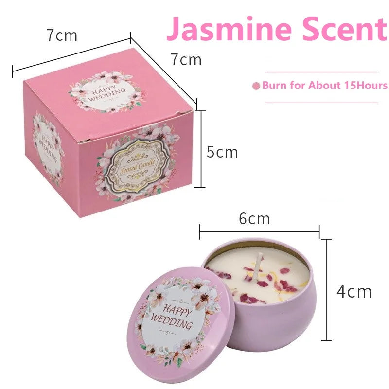1/4PCS Vintage Soy Wax Candles