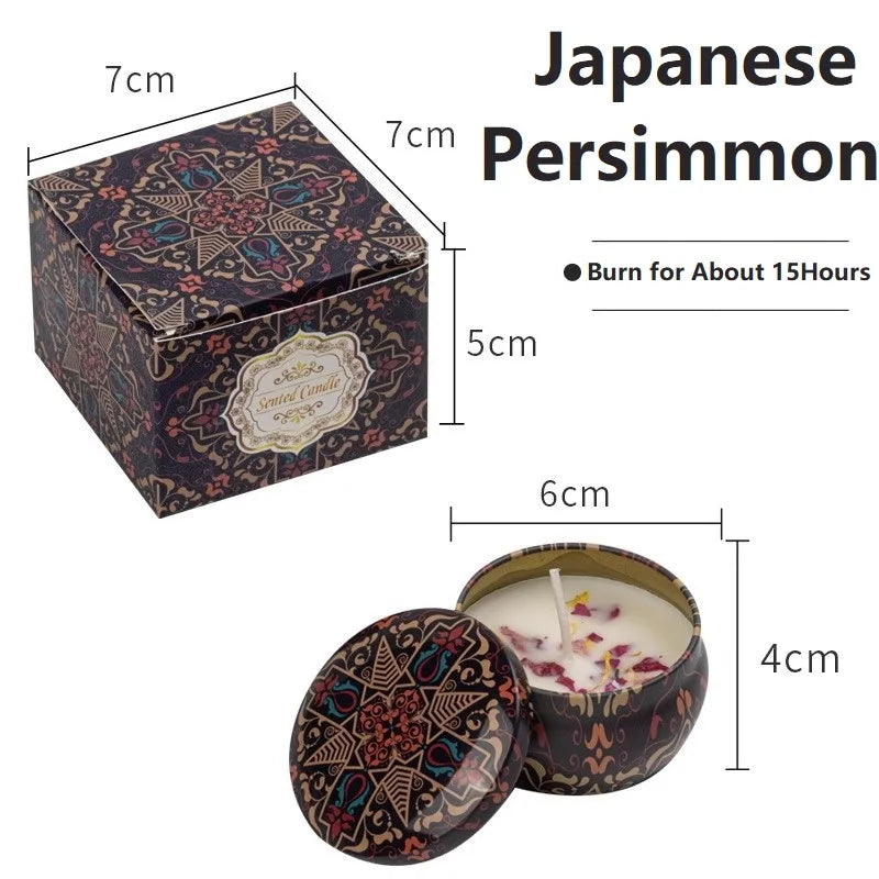 1/4PCS Vintage Soy Wax Candles