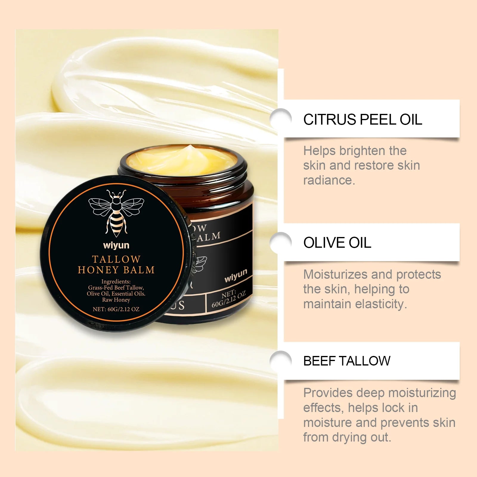 Tallow Honey Face/Body Cream