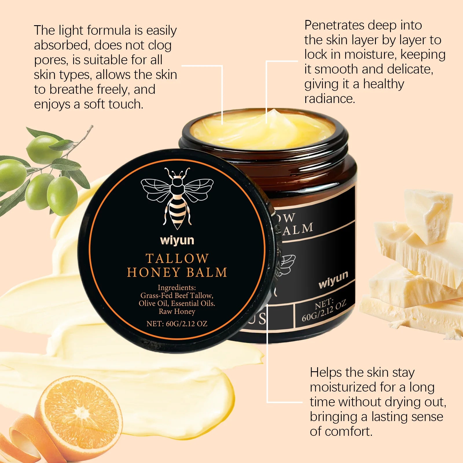 Tallow Honey Face/Body Cream